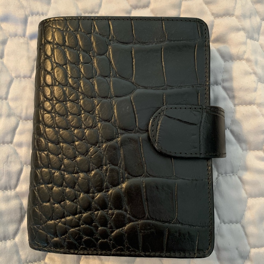 Black pocket Filofax